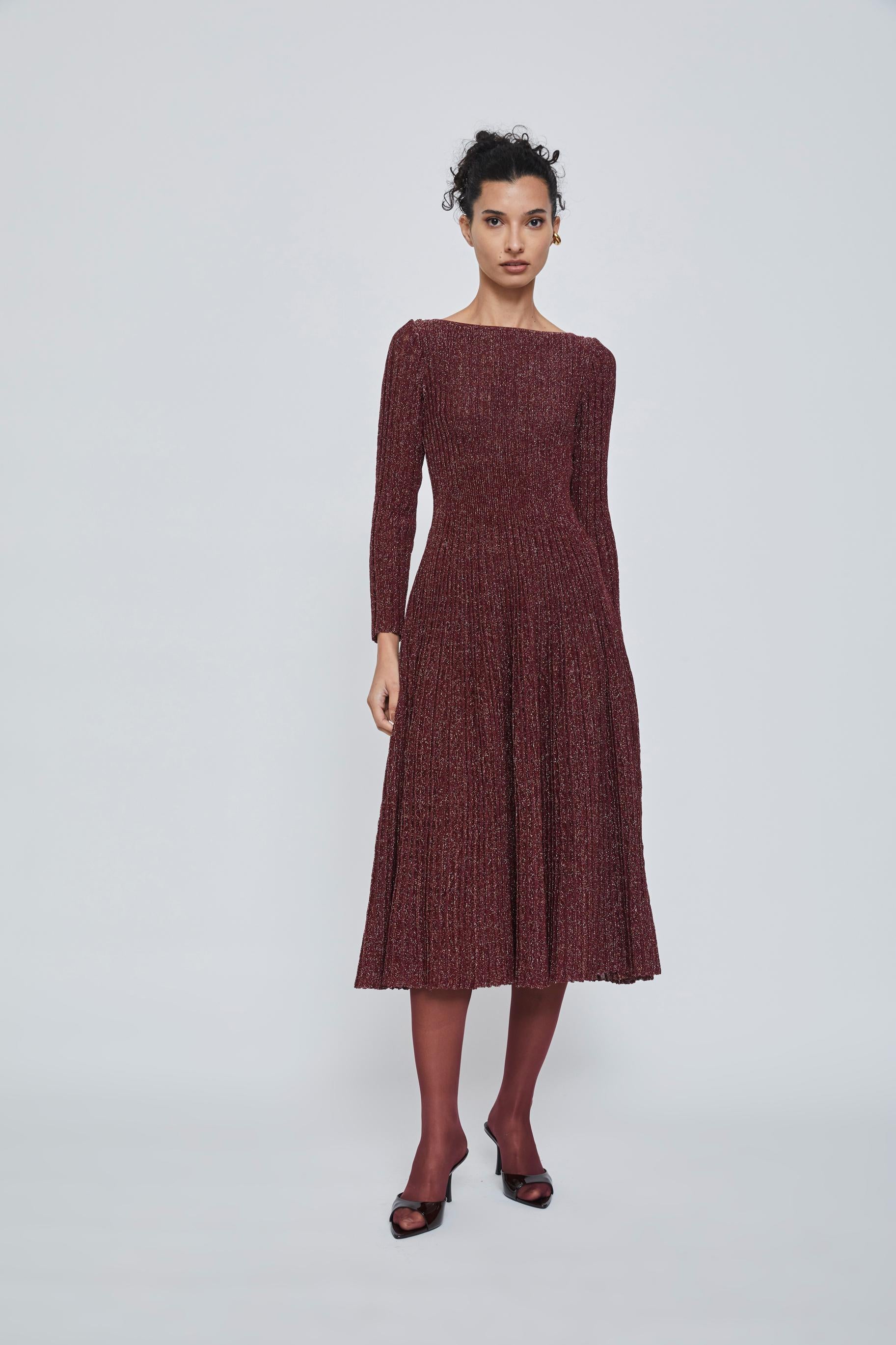 SEGNATURE MIDI DRESS