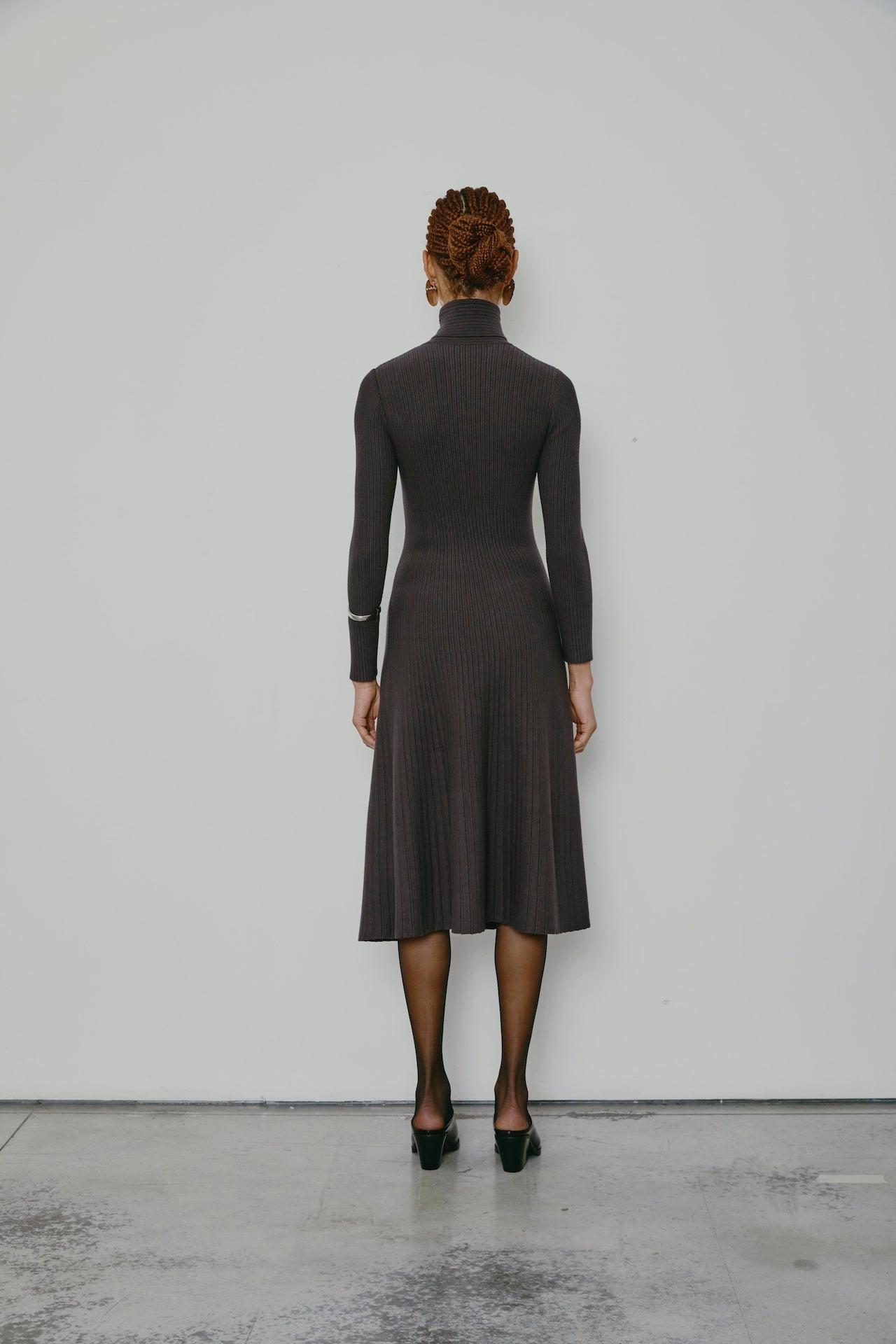 GAVINA DRESS ESPRESSO