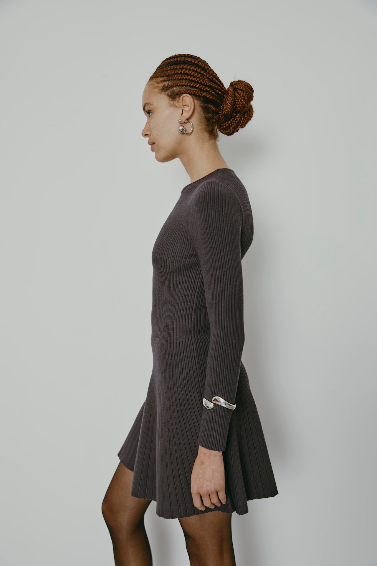 GERTRUDE DRESS ESPRESSO