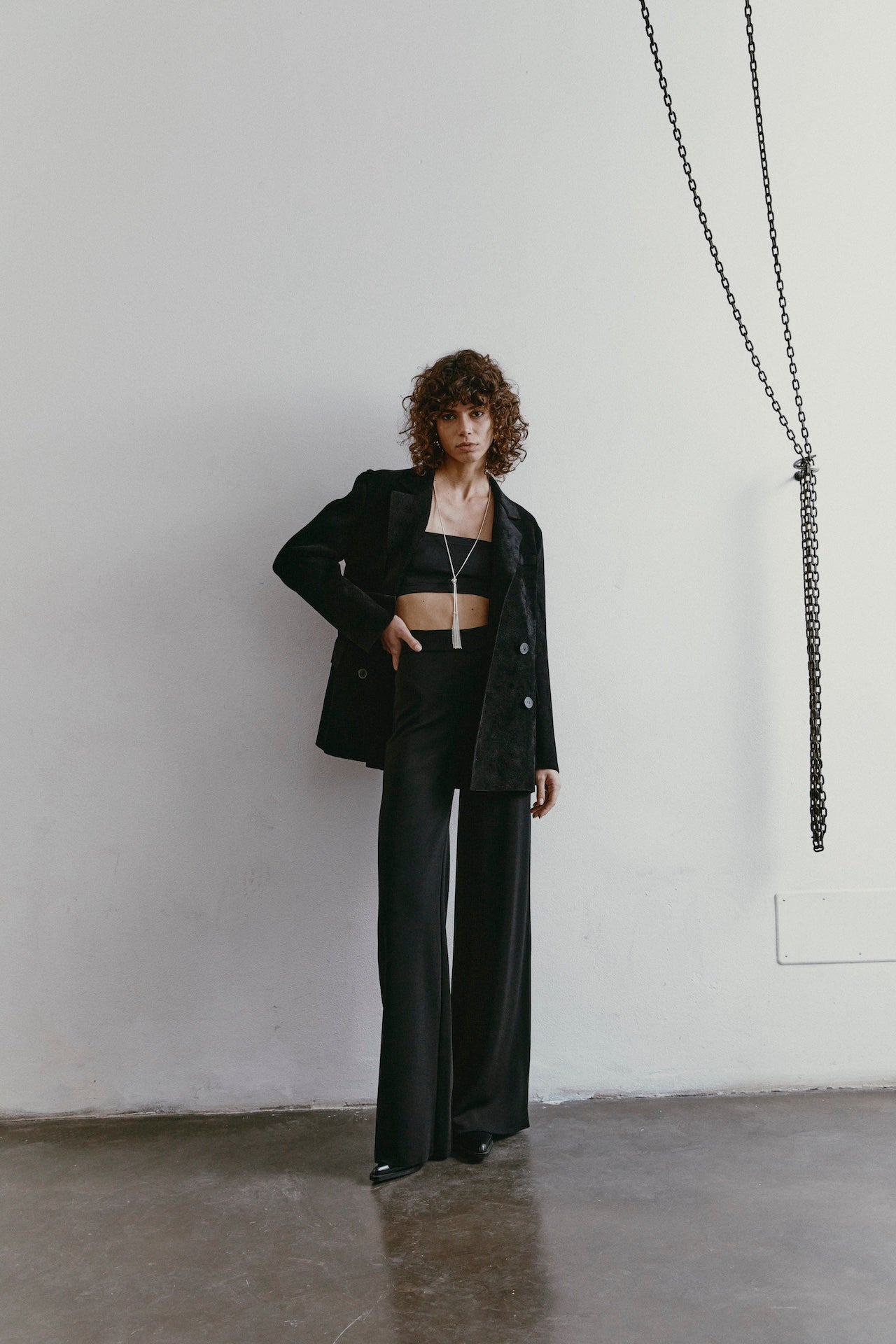 GIACCA LORA BLU MARINO