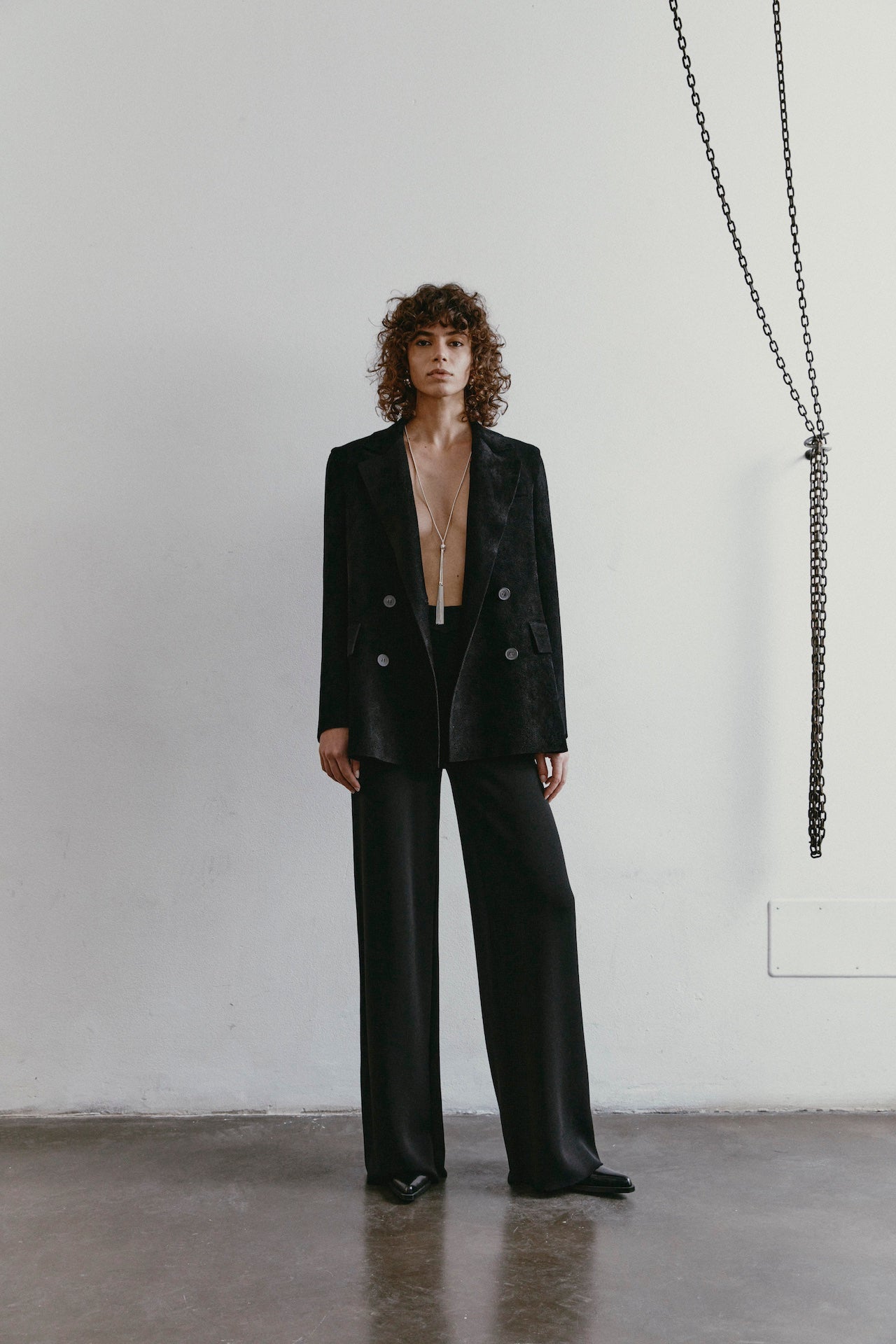 GIACCA LORA BLU MARINO