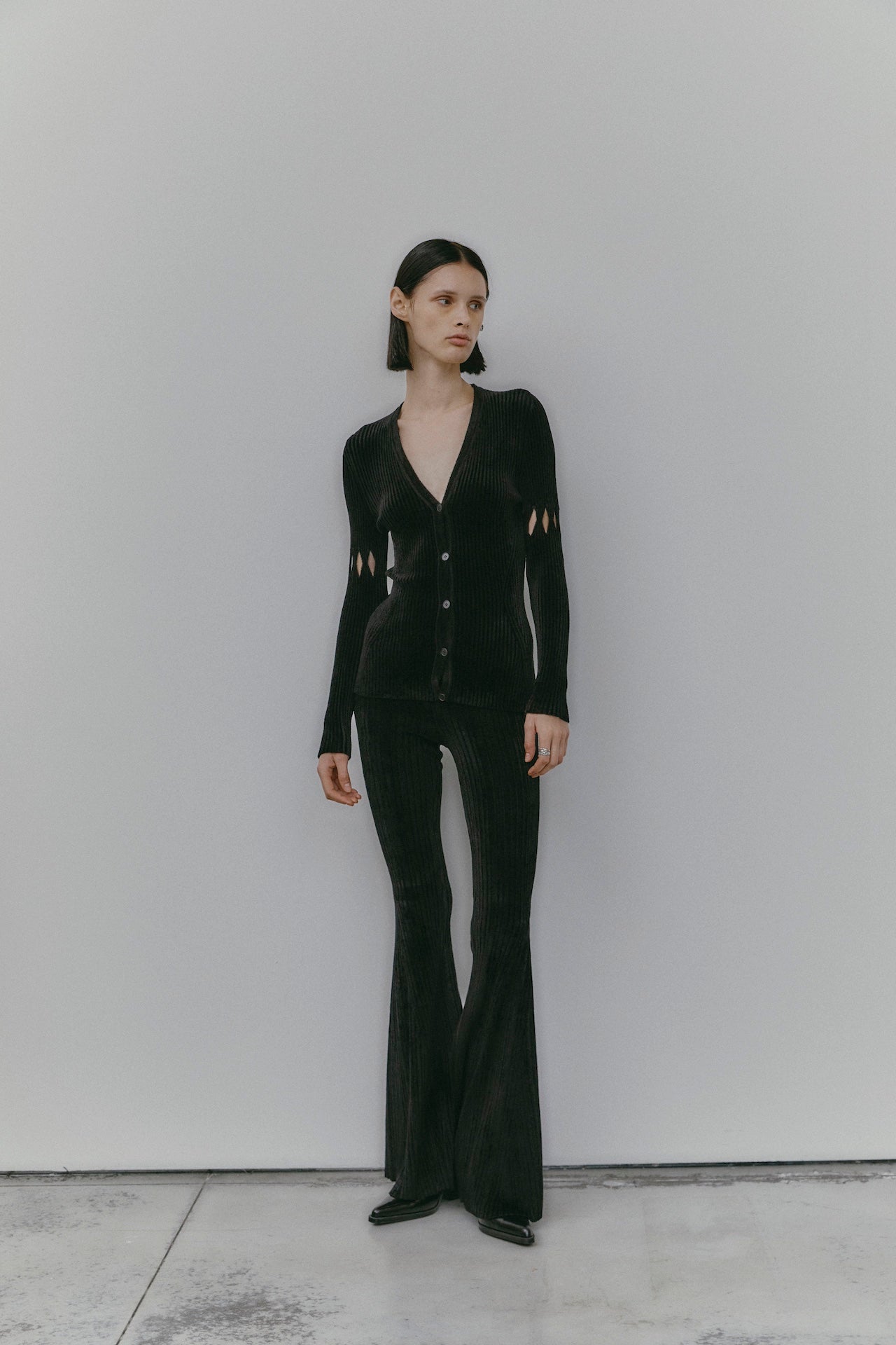 GENZIANA CARDIGAN BLACK