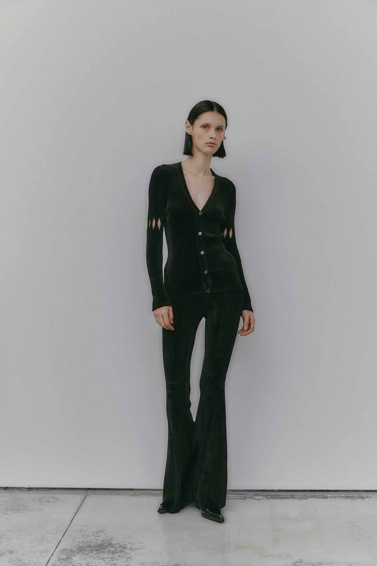 GENZIANA CARDIGAN BLACK