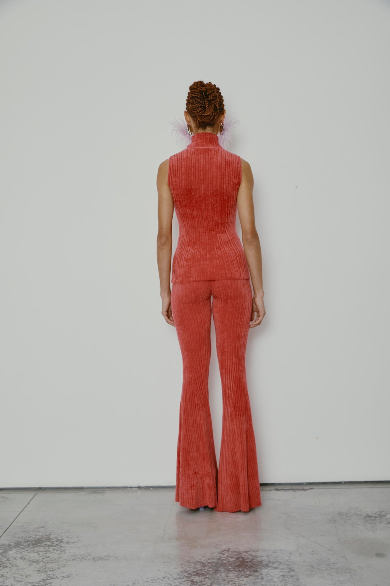 PANTALONI JOVANA ROSA ARDESIA