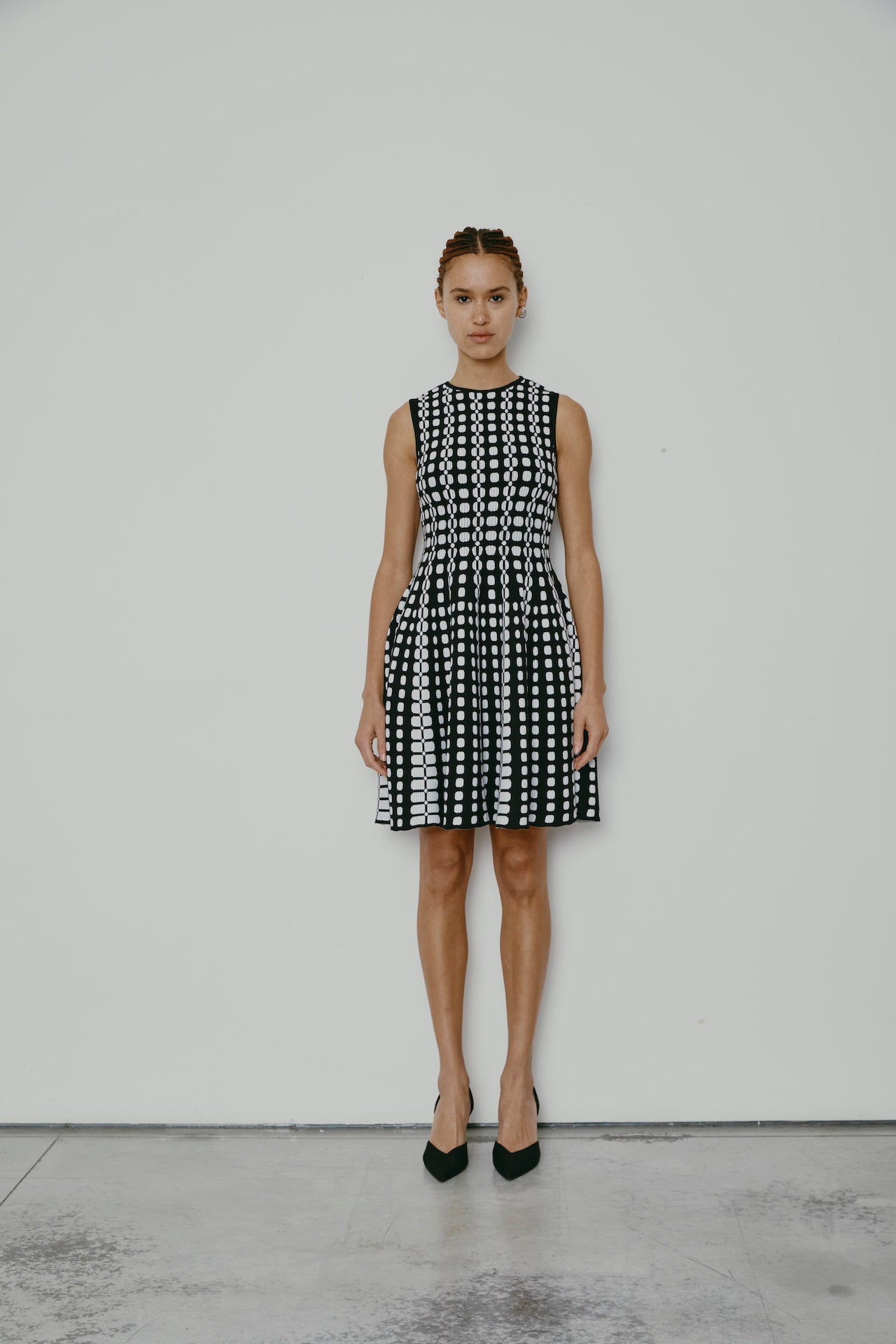 ABITO PATTINATORE DAMARIS NERO BIANCO