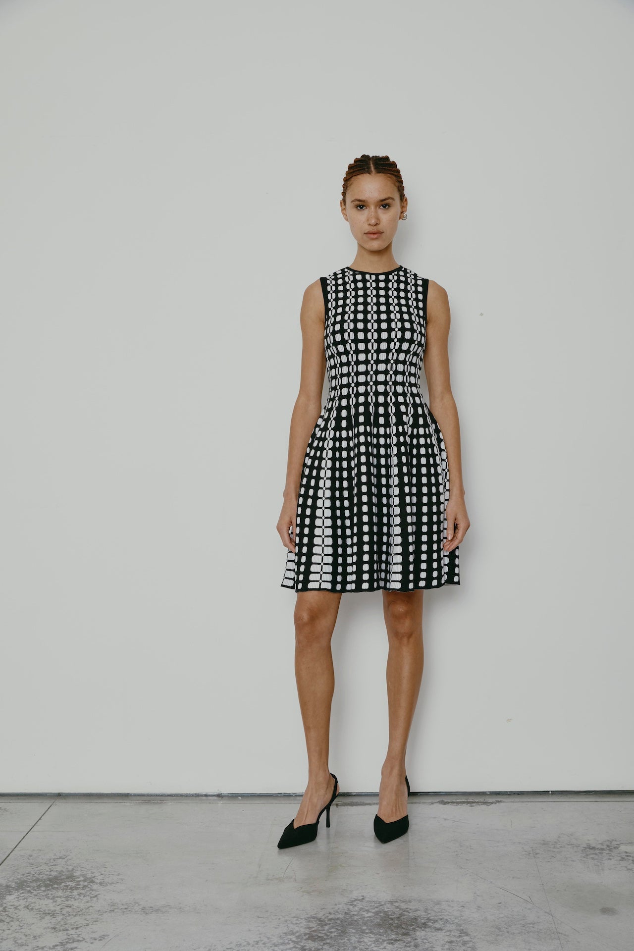 ABITO PATTINATORE DAMARIS NERO BIANCO