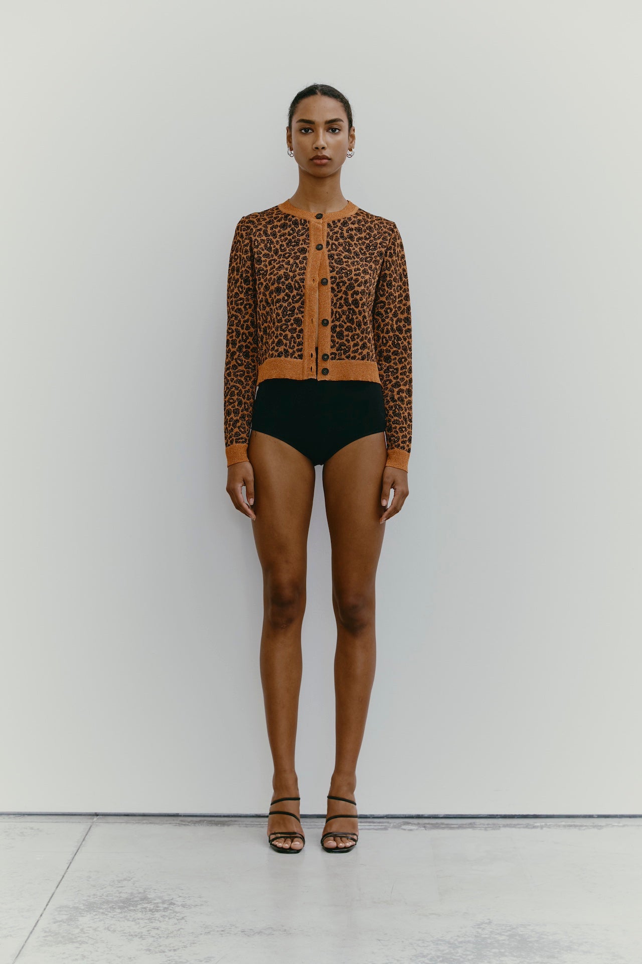 CARDIGAN PAULINE MANDARINO NERO