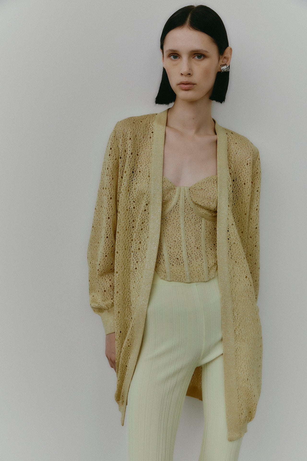 CARDIGAN ZADIE GIALLO CHIARO