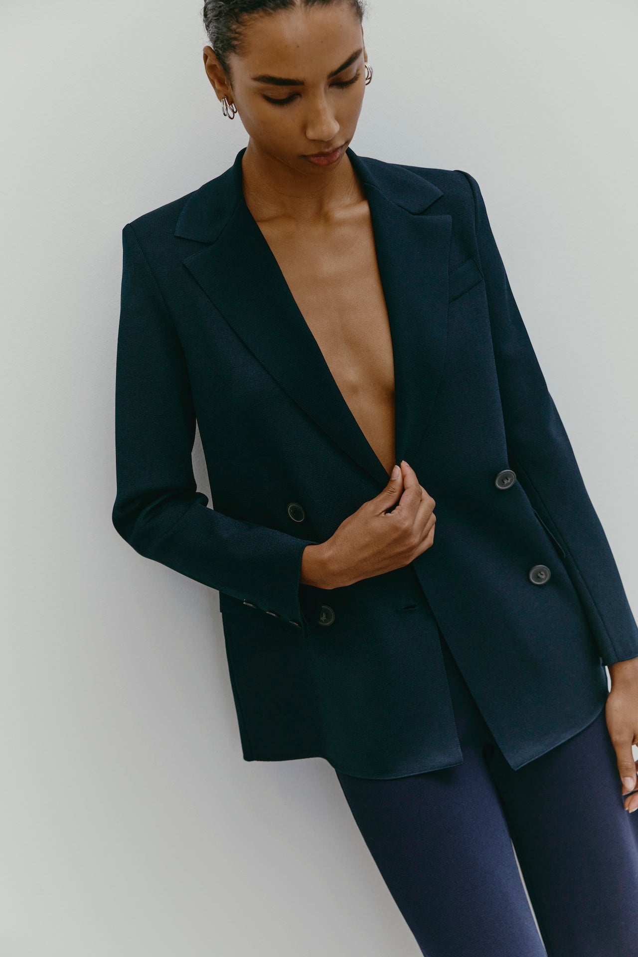 GIACCA TEHMINA BLU MARINO