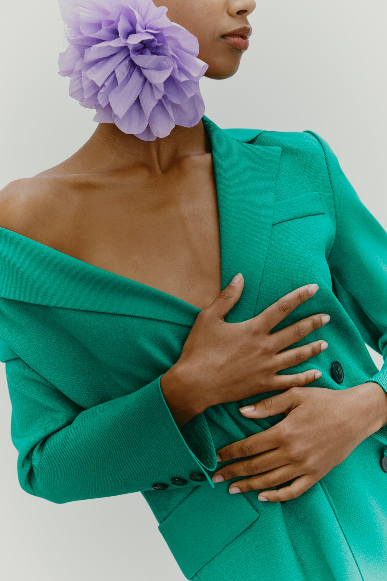 GIACCA TEHMINA VERDE PINO