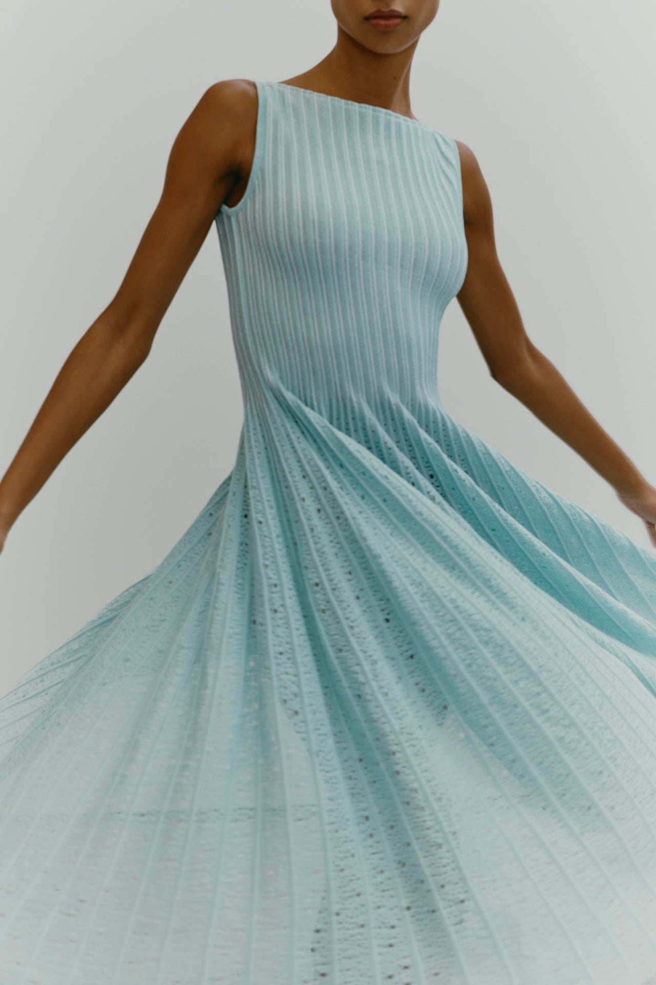 ABITO SKATER ALISA GANIEVA VERDE MENTA