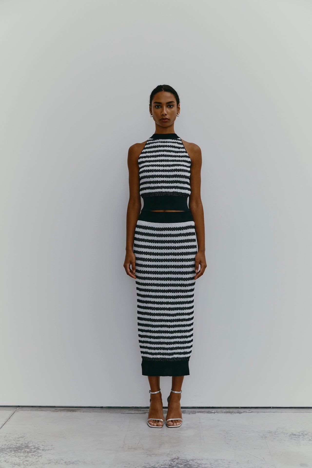 LAURA TOP BLU BIANCO