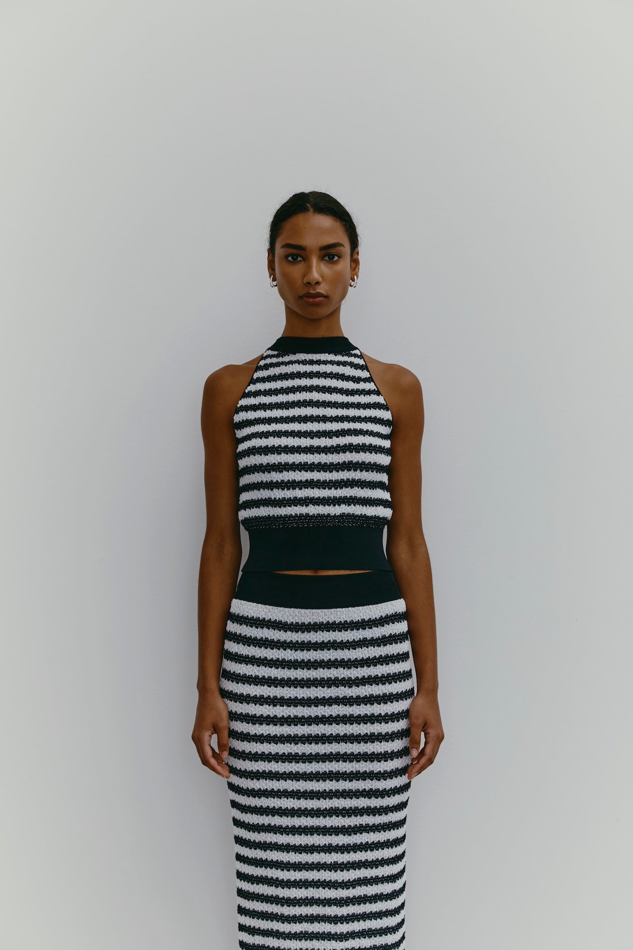 LAURA TOP BLU BIANCO