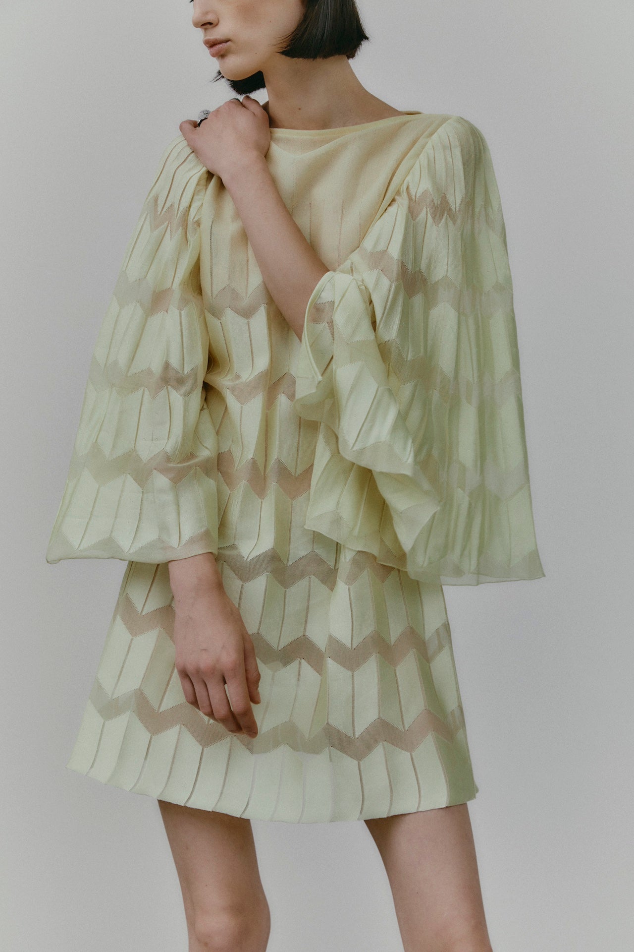 YAYOI DRESS LIGHT YELLOW