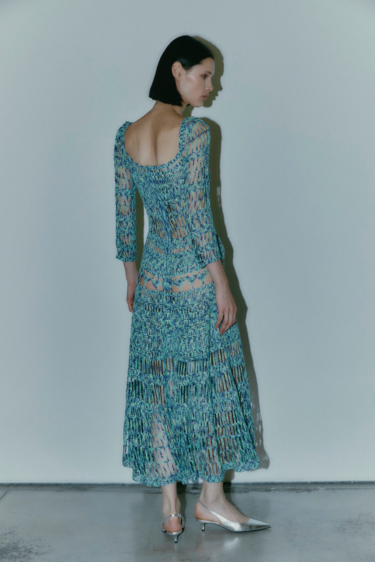 VESTITO ESTIA BLU VERDE