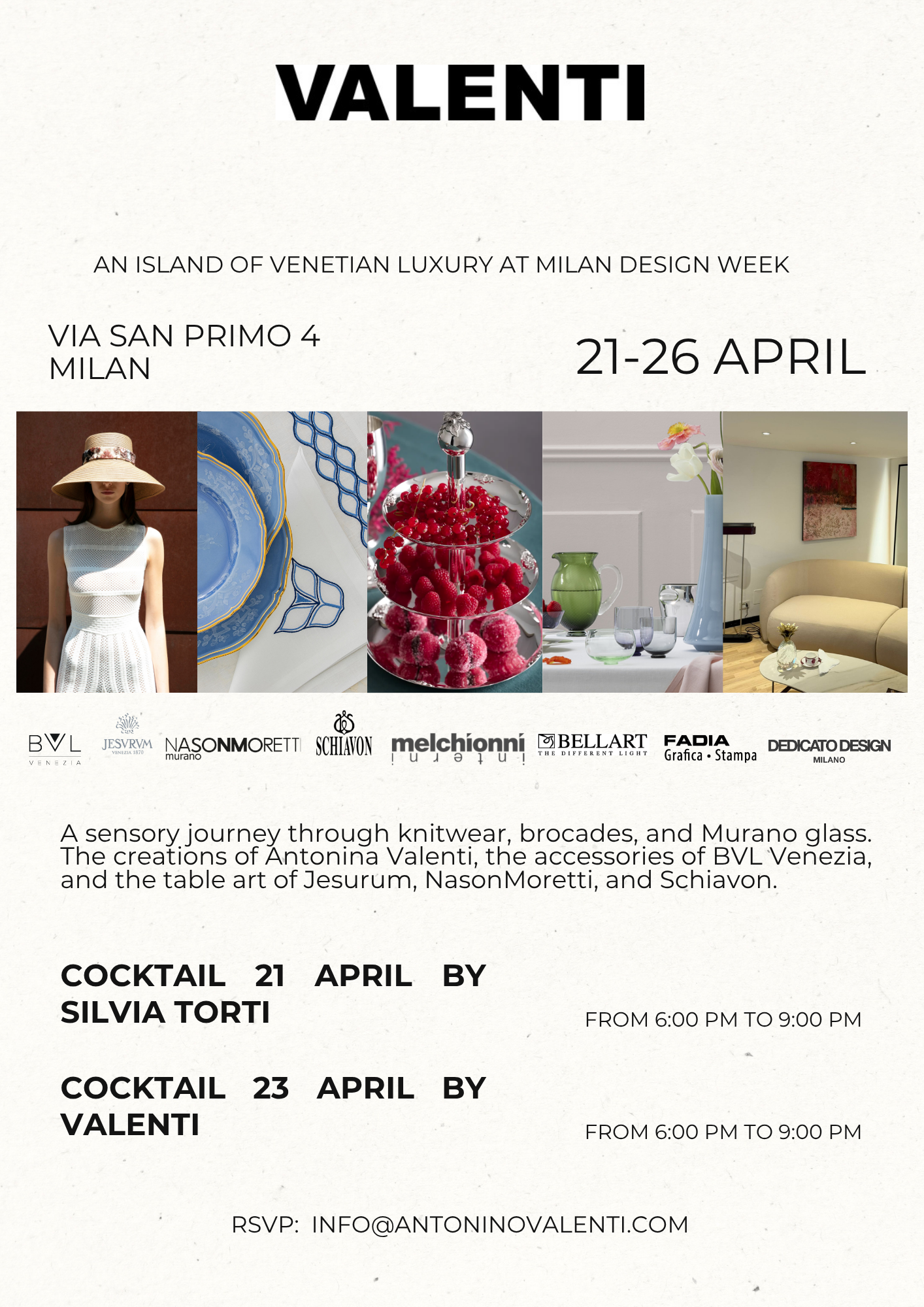 VALENTI MILAN DESIGN WEEK
