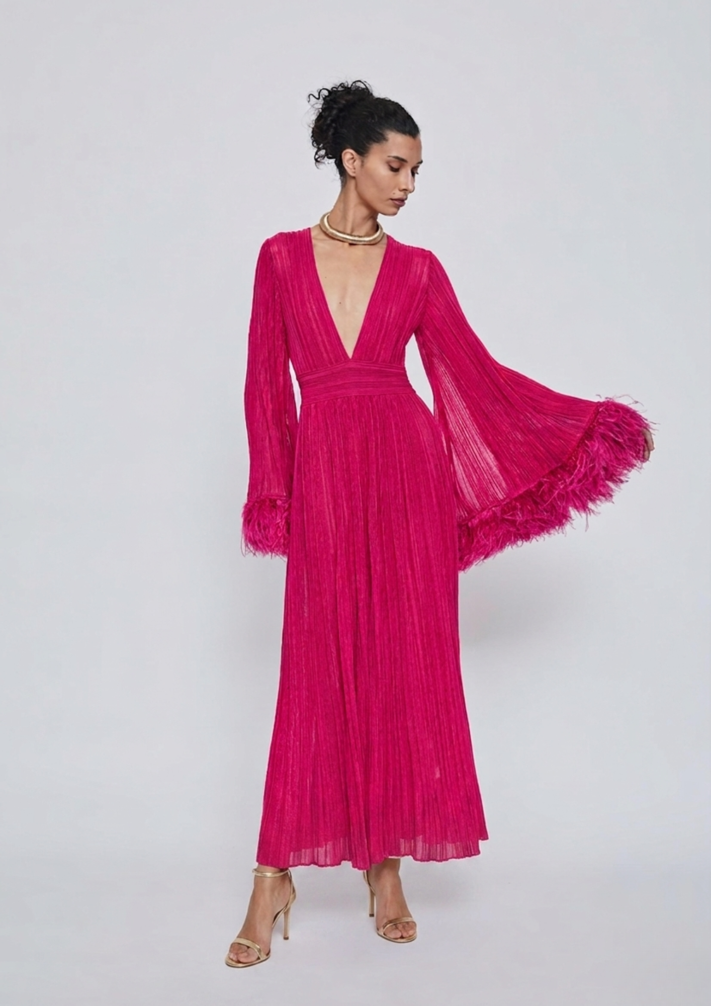 FEATHER MUSE DRESS