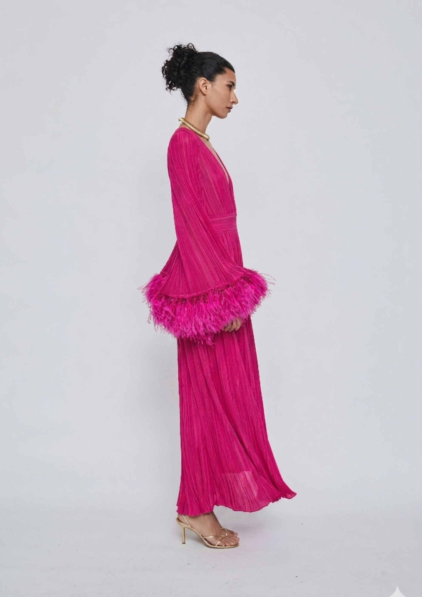 FEATHER MUSE DRESS