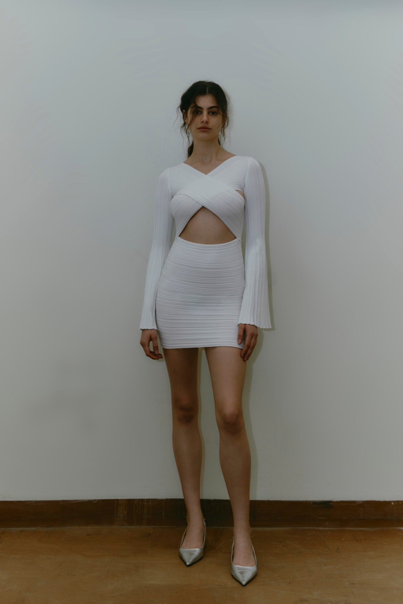 ABITO MIRTA BIANCO OTTICO 