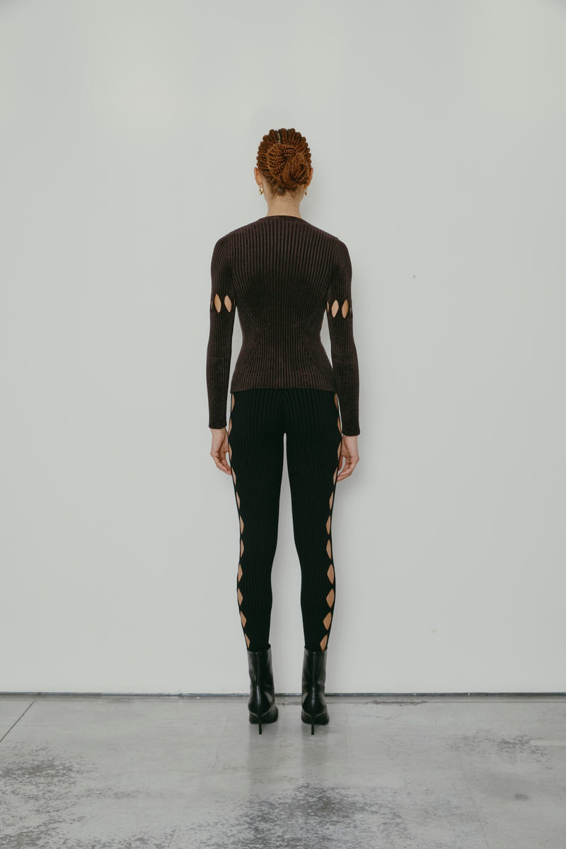 GENZIANA CARDIGAN ESPRESSO