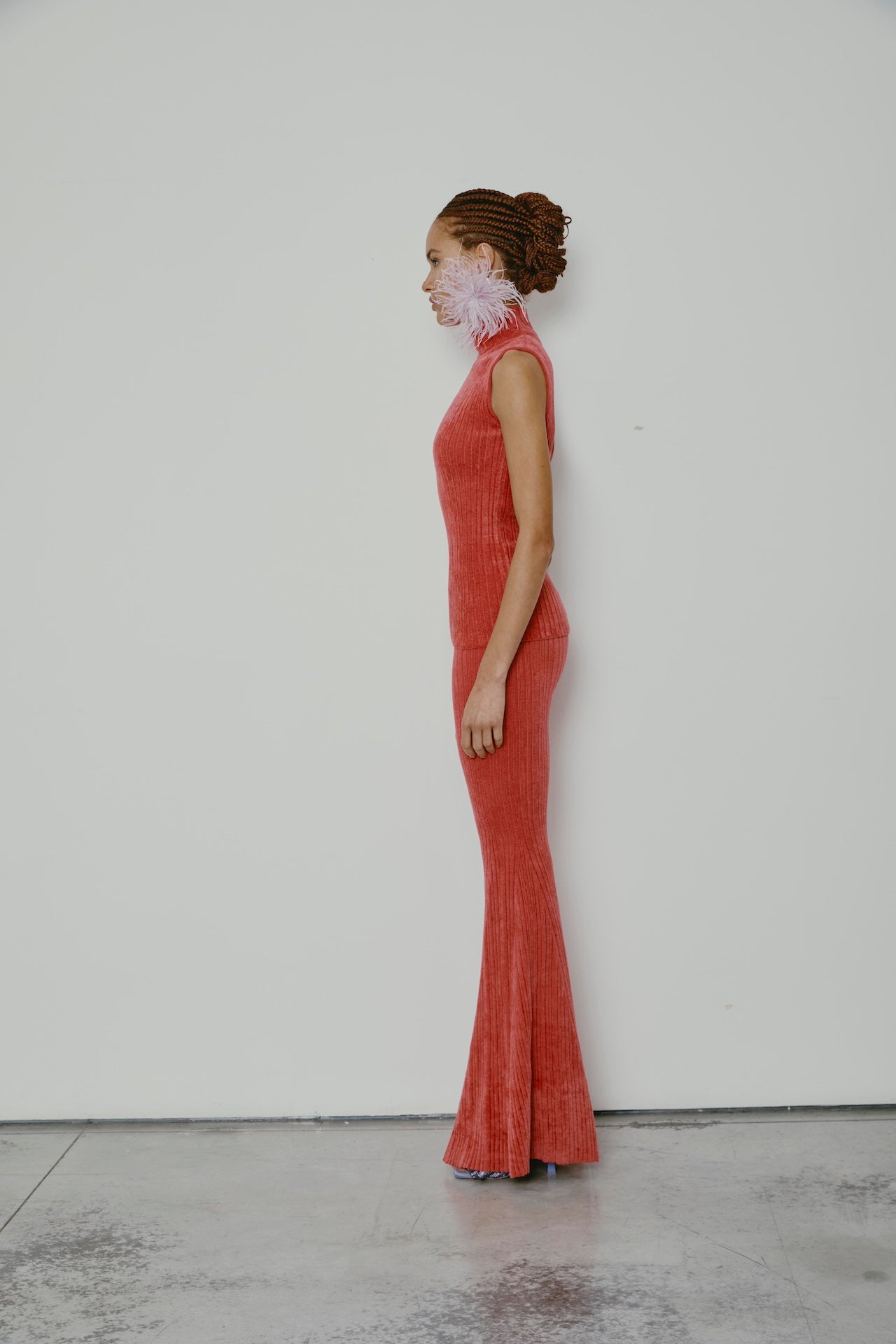 PANTALONI JOVANA ROSA ARDESIA 