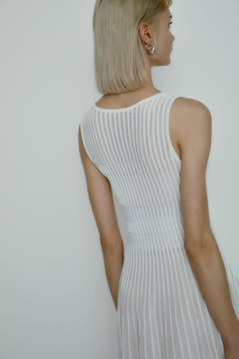 ANASTASIA DRESS WHITE