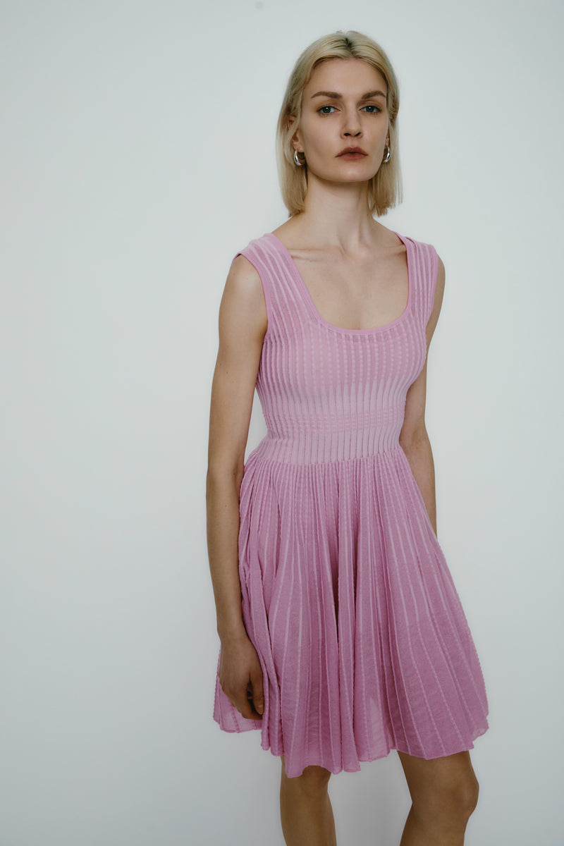 LJUBA SKATER DRESS PINK