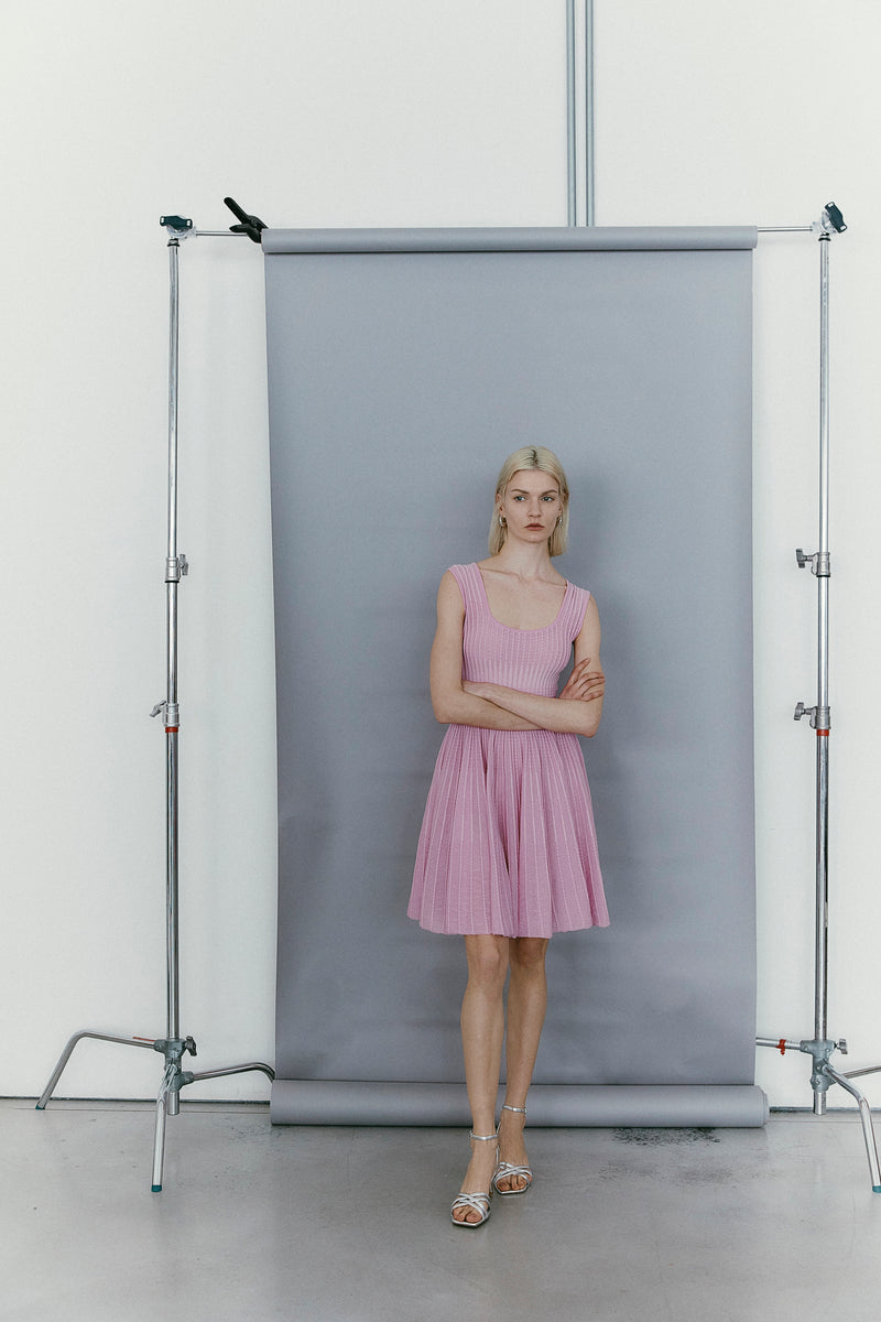 LJUBA SKATER DRESS PINK