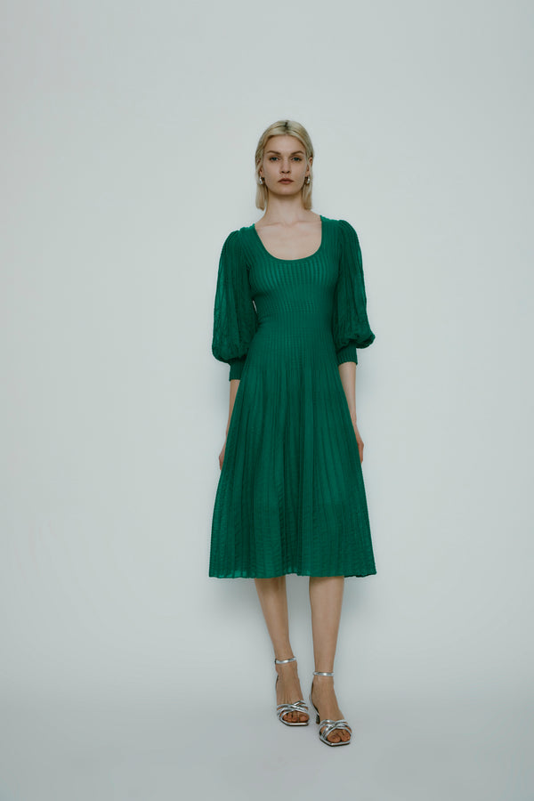 HELEN DRESS GREEN