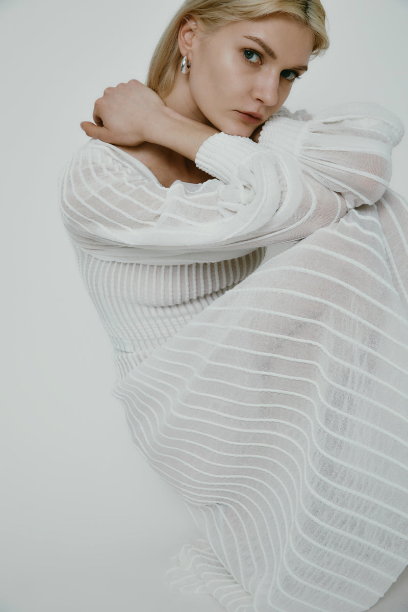HELEN DRESS WHITE