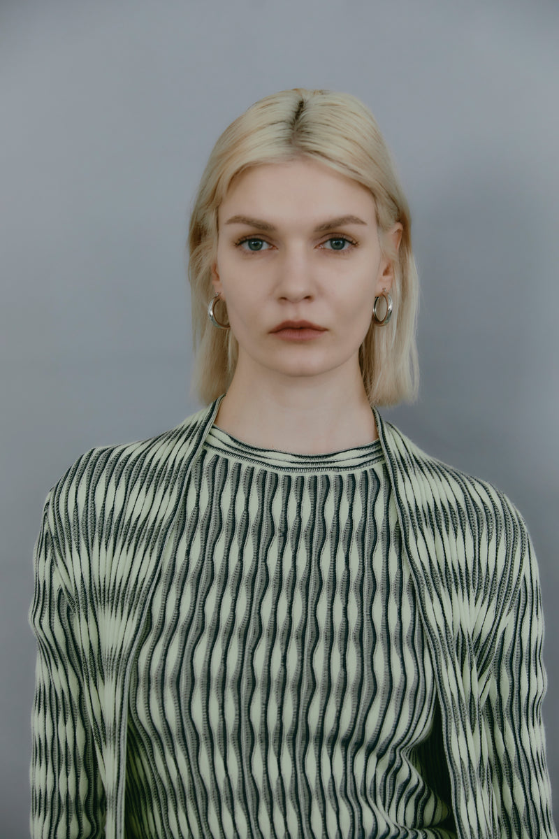 DRUSILLA T-SHIRT YELLOW-BLUE