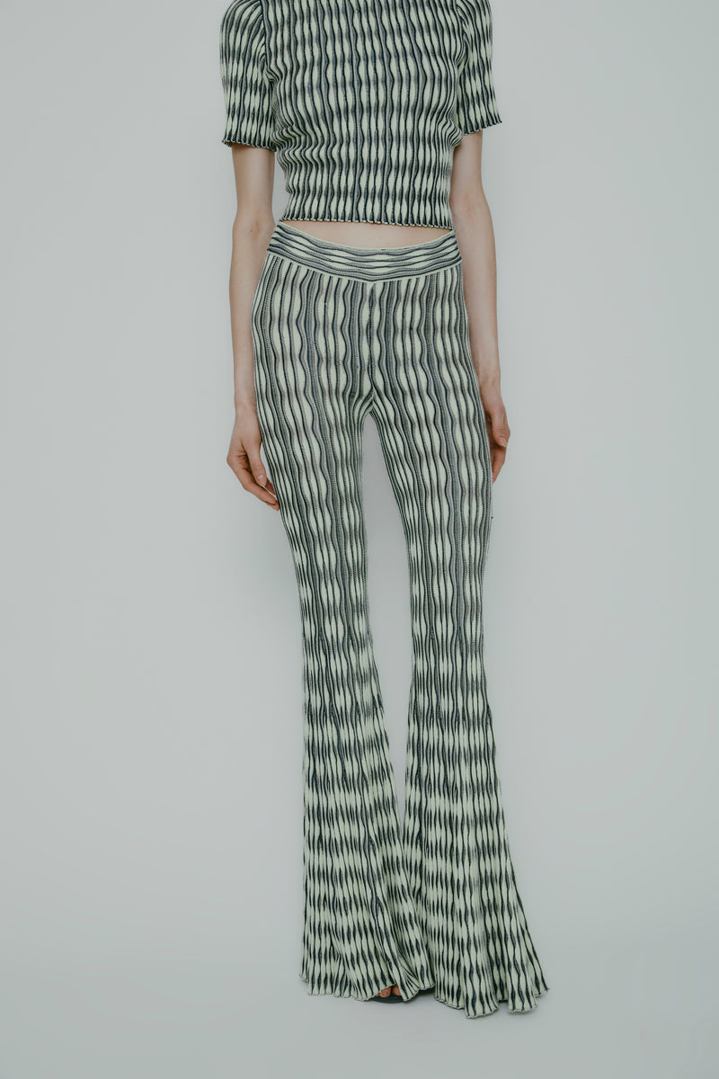 GRAZIANA PANTS YELLOW-BLUE
