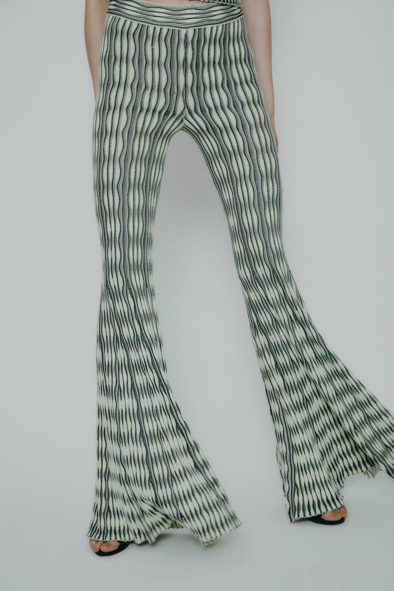 GRAZIANA PANTS YELLOW-BLUE