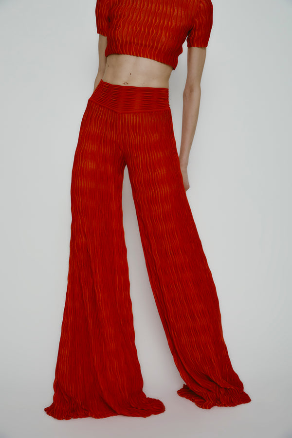 FELICIA PANTS RED-ORANGE