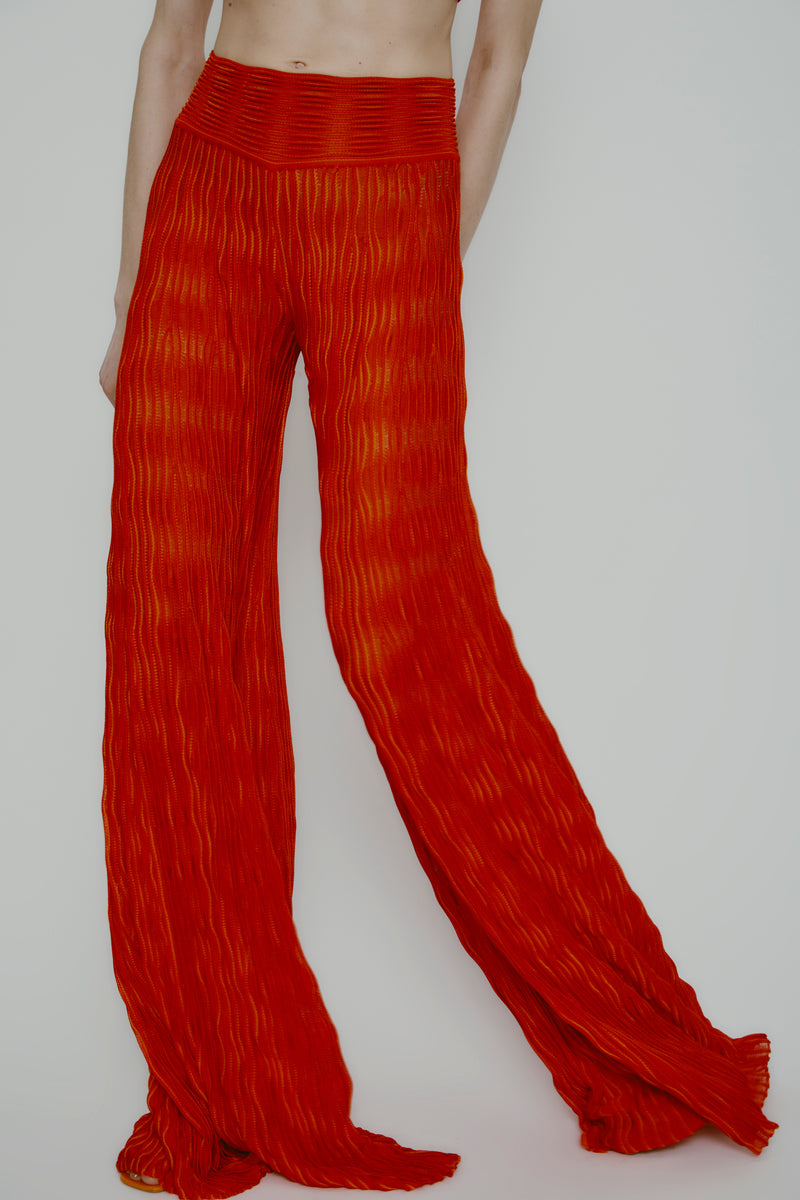 FELICIA PANTS RED-ORANGE