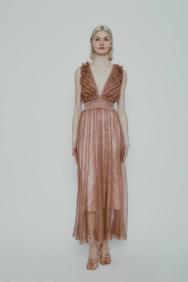 AGLAIA DRESS SIENNA
