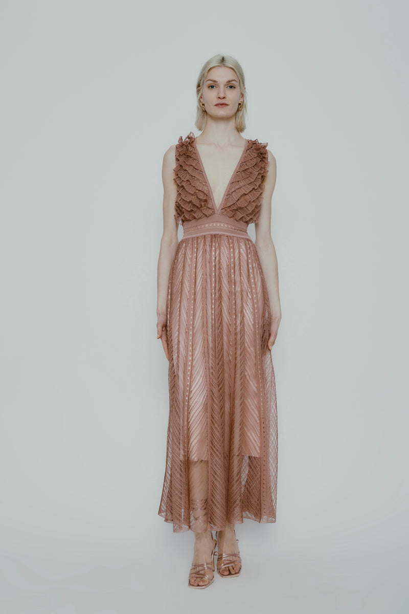 AGLAIA DRESS SIENNA