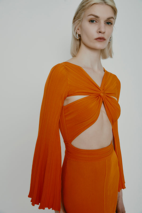 DELFINA DRESS ORANGE