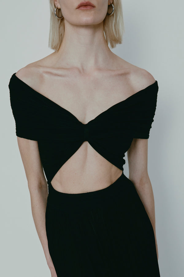 GINEVRA DRESS BLACK