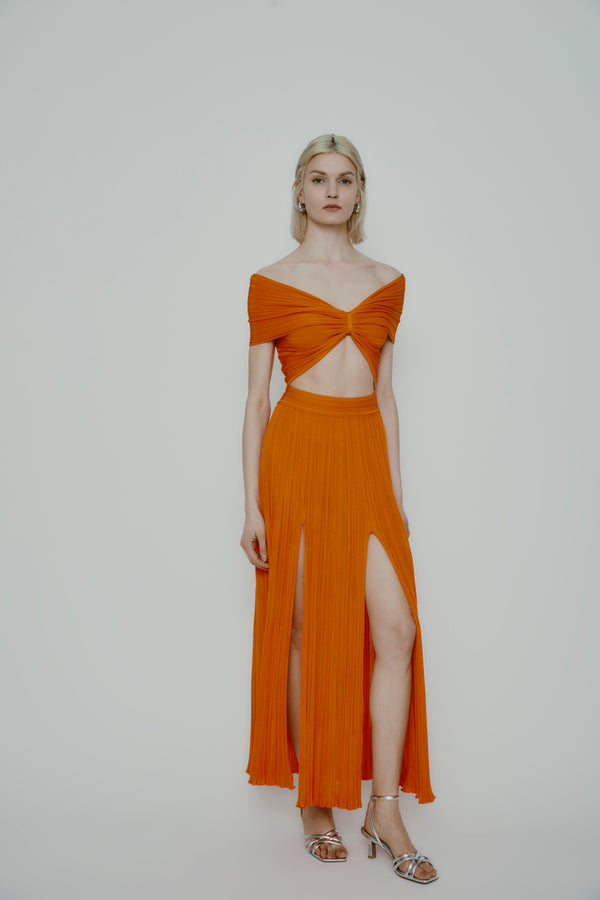 GINEVRA DRESS ORANGE