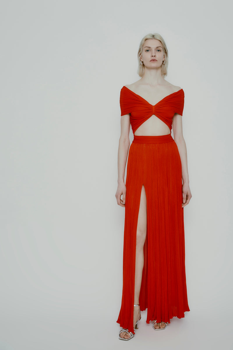 GINEVRA DRESS RED