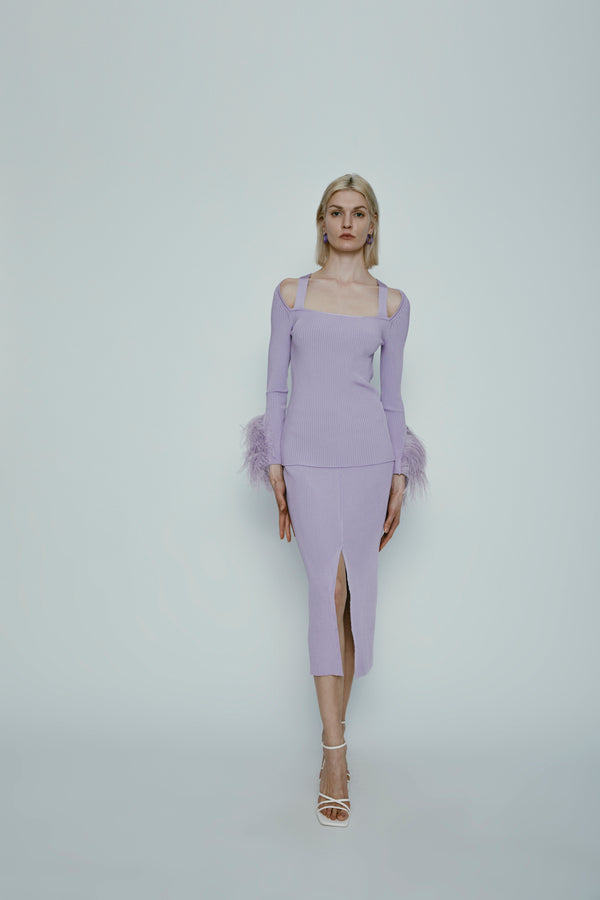 DARSY SKIRT LILAC
