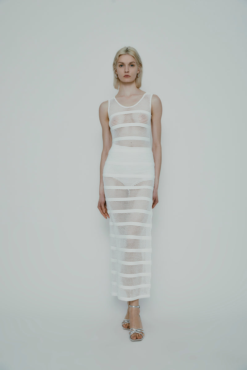CLEMENTINA DRESS WHITE