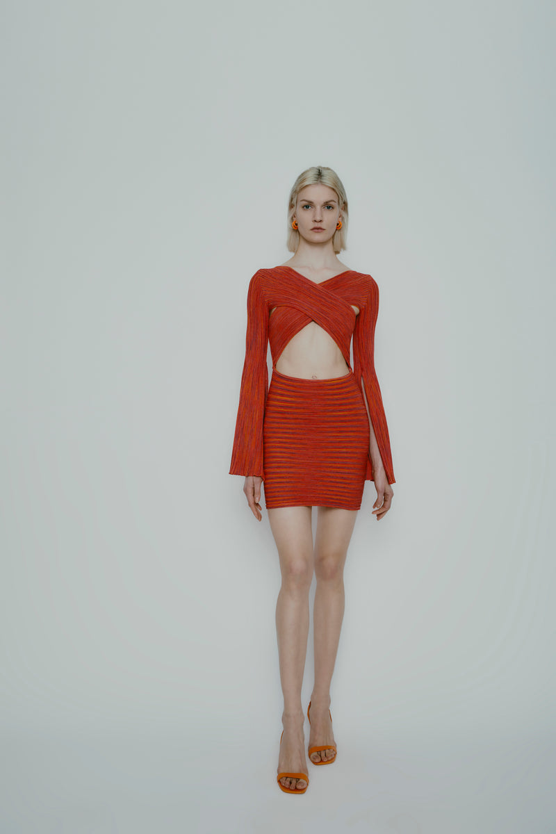 MIRTA DRESS RED