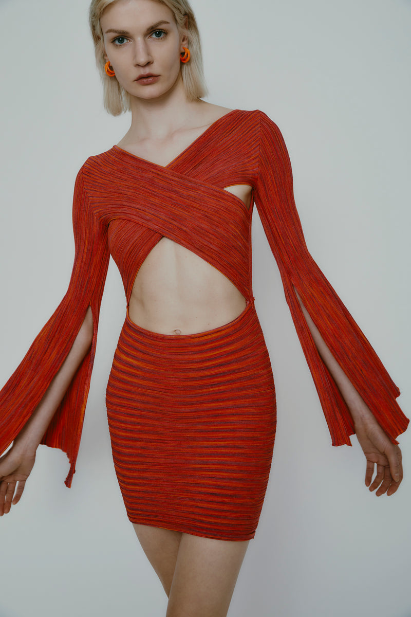 MIRTA DRESS RED