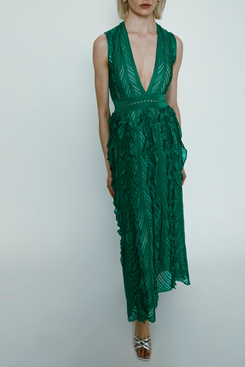 BRISEIDE DRESS GREEN