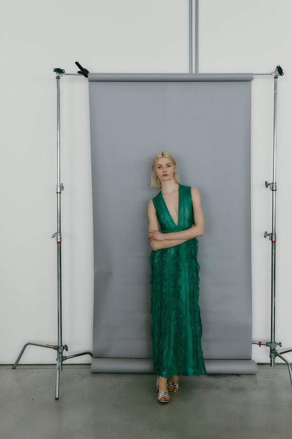 BRISEIDE DRESS GREEN