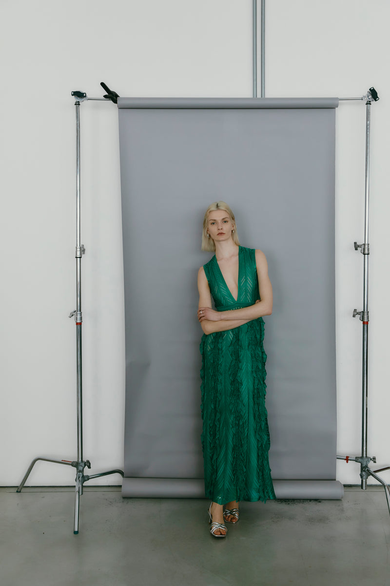 BRISEIDE DRESS GREEN