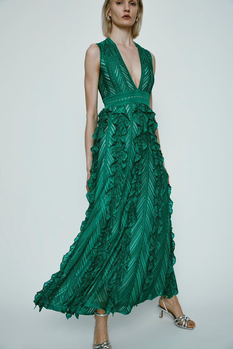 BRISEIDE DRESS GREEN