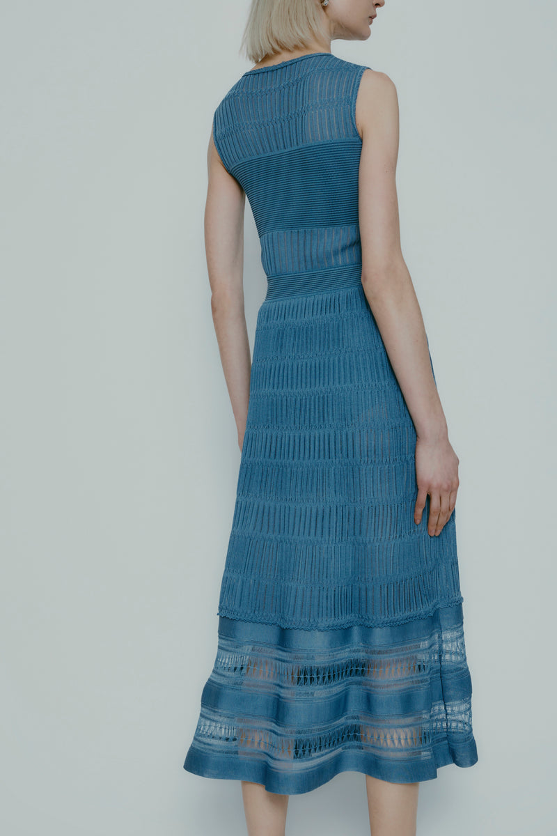 CHRISTEL DRESS BLUE